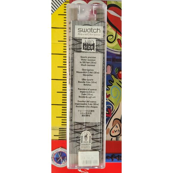 Swatch watch AMERICAN DREAM SEK103 1995 Aquachrono New old stock - Picture 10 of 10